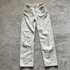 Tan High Waisted Straight Leg Ksubi Jeans